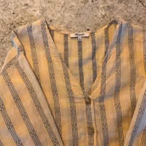 NWOT Madewell peplum top